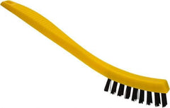 Rubbermaid - 0.6" Bristle Length, Polypropylene Scrub Brush - 8-1/2" OAL, Black, Plastic Block - Top Tool & Supply