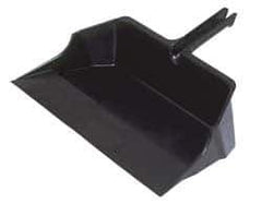 Rubbermaid - 18" Wide x 7-3/4" High Handheld Dustpan - Plastic Body, 6-1/2" Plastic Handle, Black - Top Tool & Supply