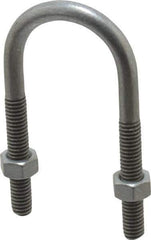 Cooper Crouse-Hinds - Malleable Iron Rigid U-Bolts - 1" Rigid, Electrogalvanized Finish - Top Tool & Supply