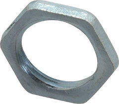 Cooper Crouse-Hinds - 3/8" Trade, Steel Threaded Rigid/Intermediate (IMC) Conduit Locknut - Noninsulated - Top Tool & Supply