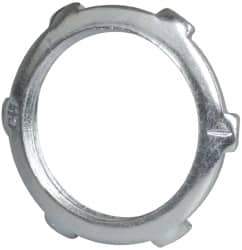 Cooper Crouse-Hinds - 1" Trade, Steel Threaded Rigid/Intermediate (IMC) Conduit Locknut - Noninsulated - Top Tool & Supply