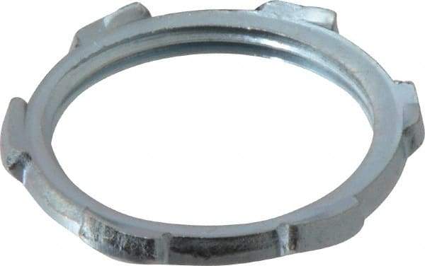 Cooper Crouse-Hinds - 1-1/4" Trade, Steel Threaded Rigid/Intermediate (IMC) Conduit Locknut - Noninsulated - Top Tool & Supply