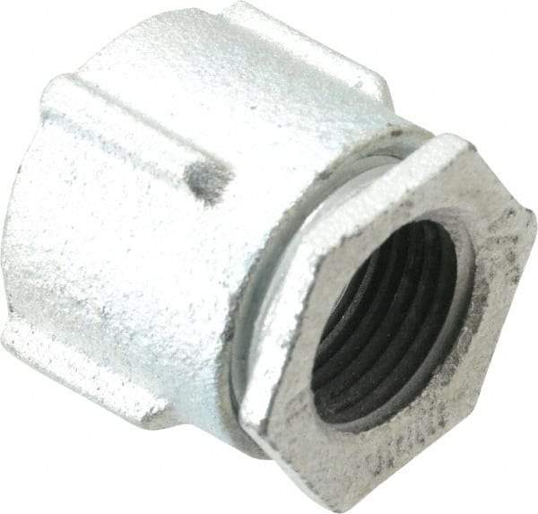 Cooper Crouse-Hinds - 1/2" Trade, Malleable Iron Threaded Rigid/Intermediate (IMC) Conduit Coupling - Noninsulated - Top Tool & Supply