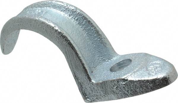 Cooper Crouse-Hinds - 1-1/2" Pipe, Malleable Iron, Conduit Clamp - 1 Mounting Hole - Top Tool & Supply