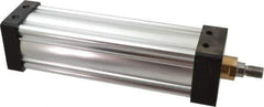 Parker - 10" Stroke x 3-1/4" Bore Double Acting Air Cylinder - 1/2 Port, 3/4-16 Rod Thread, 250 Max psi, -10 to 165°F - Top Tool & Supply