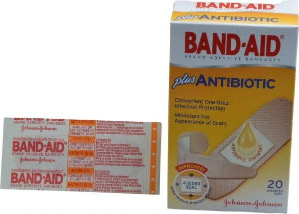 Johnson & Johnson - General Purpose Self-Adhesive Bandage - Antibiotic - Top Tool & Supply