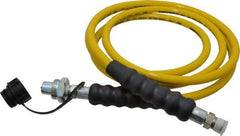 Enerpac - 1/4" Inside Diam x 3/8 NPT 10' Hydraulic Pump Hose - 10,000 psi, CH-604 Opposite End, Thermoplastic - Top Tool & Supply