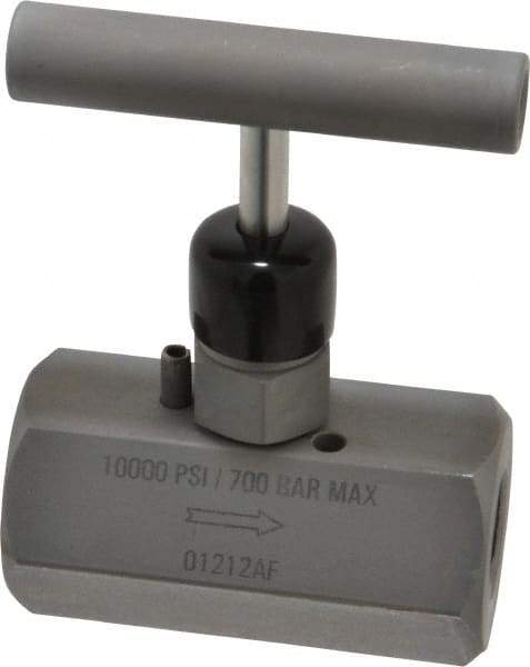 Enerpac - 3/8-18 Inlet Hydraulic Control Valve - 10,000 psi, 3-1/2" High x 1.87" Wide x 2.38" Long - Top Tool & Supply