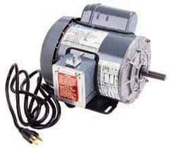 Marathon Electric - 2 Max hp, 3,450 Max RPM, Electric AC DC Motor - 115/230 V Input, Single Phase, 56H Frame, 0.62" Shaft Diam - Top Tool & Supply