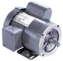 Marathon Electric - 1/3 Max hp, 1,725 Max RPM, Electric AC DC Motor - 115/208-230 V Input, Single Phase, 56C Frame, 0.62" Shaft Diam - Top Tool & Supply