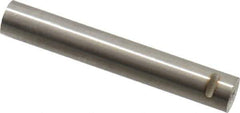 Eclipse - 2" Long x 19/64" Diam, Alnico Round Bar Magnet - Notched, 1,022°Fahrenheit Max Operating Temp - Top Tool & Supply