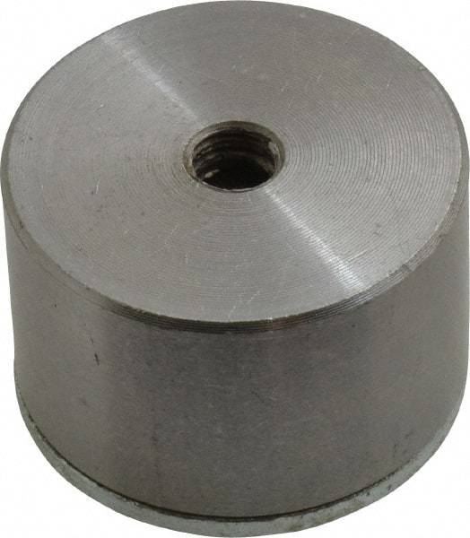 Eclipse - 1-1/4" Diam, 1/4-20 Thread, 7.5 Lb Average Pull Force, Alnico Pot Magnets - 220°C Max Operating Temp, 3/4" High - Top Tool & Supply