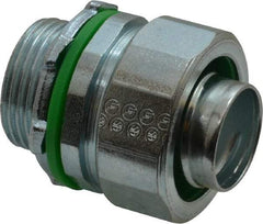 Cooper Crouse-Hinds - 3/4" Trade, Steel Threaded Straight Liquidtight Conduit Connector - Noninsulated - Top Tool & Supply