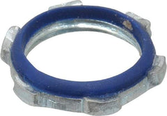 Cooper Crouse-Hinds - 1/2" Trade, Steel Threaded Rigid/Intermediate (IMC) Conduit Locknut - Noninsulated - Top Tool & Supply