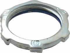 Cooper Crouse-Hinds - 3/4" Trade, Steel Threaded Rigid/Intermediate (IMC) Conduit Locknut - Noninsulated - Top Tool & Supply