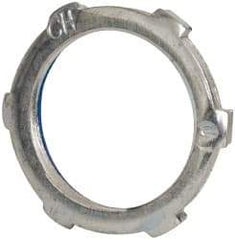 Cooper Crouse-Hinds - 1" Trade, Steel Threaded Rigid/Intermediate (IMC) Conduit Locknut - Noninsulated - Top Tool & Supply