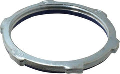 Cooper Crouse-Hinds - 2" Trade, Steel Threaded Rigid/Intermediate (IMC) Conduit Locknut - Noninsulated - Top Tool & Supply