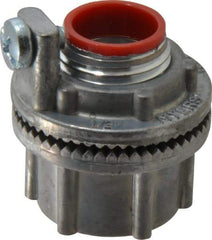 Cooper Crouse-Hinds - 1/2" Trade, Zinc Threaded Rigid/Intermediate (IMC) Conduit Hub - Noninsulated - Top Tool & Supply