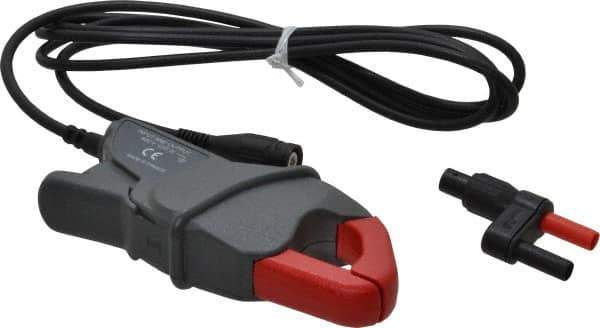 Fluke - Black/Red Electrical Test Equipment Clamp - Use with Digital Multimeters, Powers Quality Meters, Scope Meters - Top Tool & Supply