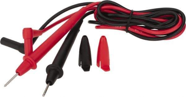 Fluke - Black/Red Electrical Test Equipment Leads - Use with General Purpose - Top Tool & Supply