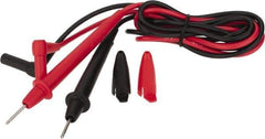 Fluke - Black/Red Electrical Test Equipment Leads - Use with General Purpose - Top Tool & Supply