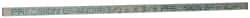 Precision Brand - 12" Long x 3/8" High x 3/16" Wide, Zinc-Plated Key Stock - Low Carbon Steel - Top Tool & Supply