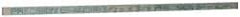 Precision Brand - 12" Long x 3/8" High x 3/16" Wide, Zinc-Plated Key Stock - Low Carbon Steel - Top Tool & Supply