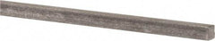 Precision Brand - 12" Long x 3/16" High x 3/16" Wide, Plain Key Stock - Low Carbon Steel - Top Tool & Supply