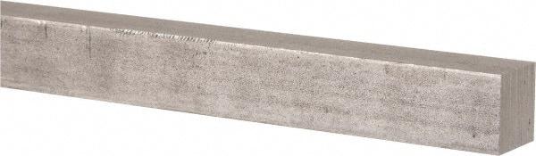 Precision Brand - 12" Long x 5/8" High x 5/8" Wide, Plain Key Stock - Low Carbon Steel - Top Tool & Supply