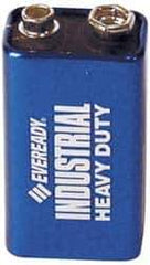 Energizer - Size 9V, Alkaline, 12 Pack, Standard Battery - 9 Volts, Miniature Snap Terminal, 6F22, ANSI, IEC Regulated - Top Tool & Supply