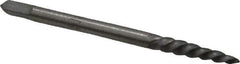 Interstate - Spiral Flute Screw Extractor - #1 Extractor for 3/32 to 5/32" Screw, 2" OAL - Top Tool & Supply