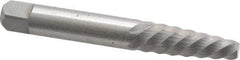 Interstate - Spiral Flute Screw Extractor - #5 Extractor for 3/8 to 5/8" Screw, 3-3/8" OAL - Top Tool & Supply