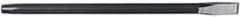 Proto - 12" OAL x 3/4" Blade Width Cold Chisel - 3/4" Tip, 5/8" Stock, Alloy Steel Handle - Top Tool & Supply