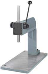 JT&M - 3/4" Ram, 11-5/8" Throat Depth, 200 Lb Manual Arbor Press - 10" Max Work Height x 24" Max Work Width, 12:1 Leverage Ratio, 10" Base Width x 19-1/2" Base Depth - Top Tool & Supply