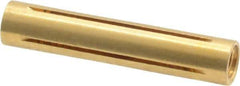 Made in USA - 3/16" Diam Through Hole Barrel Cylinder - 1" Barrel Length, Eccentric Slot - Top Tool & Supply