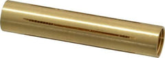 Made in USA - 3/8" Diam Through Hole Barrel Cylinder - 1.87" Barrel Length, Eccentric Slot - Top Tool & Supply