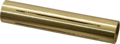 Made in USA - 15/32" Diam Through Hole Barrel Cylinder - 2-1/4" Barrel Length, Eccentric Slot - Top Tool & Supply