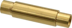 Made in USA - 3/4" Diam Through Hole Barrel Cylinder - 3" Barrel Length, Eccentric Slot - Top Tool & Supply