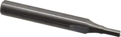 Onsrud - 1/8" Diam, 1/4" Shank Diam, 1/4" Length of Cut, 2 Flute Double Edge Straight Router Bit - 2" Overall Length, Right Hand Cut, Solid Carbide - Top Tool & Supply