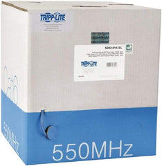 Tripp-Lite - Cat6, 24 AWG, 8 Wires, 550 MHz, Unshielded Network & Ethernet Cable - Blue, PVC, 1,000' OAL - Top Tool & Supply