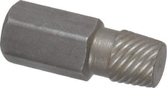 Irwin - Spiral Flute Screw Extractor - 13/32" Extractor for 3/4" Screw, 1/2" Hex - Top Tool & Supply