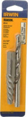 Irwin - 2 Piece Spiral Flute Screw Extractor & Drill Set - Screw Range 5/8 to 7/8" - Top Tool & Supply