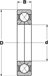 SKF - Radial Ball Bearings; Type: 4 Point Angular Contact Ball Bearing ; Style: Open ; Bore Diameter (mm): 100.00 ; Outside Diameter (mm): 215.00 ; Width (mm): 47.00 ; Flange Type: Without Flange - Exact Industrial Supply