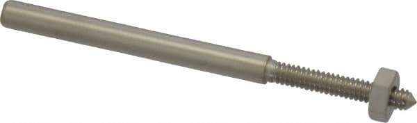 Value Collection - 1/8" Shank No. 4 Abrasive Point Mandrel - 1-3/4" Length, 1/16" Hole Compatibility, for Cones, Points & Rubberized Points - Top Tool & Supply