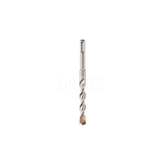 1/2″ Diam, SDS-Plus Shank, Carbide-Tipped Rotary & Hammer Drill Bit 8″ Usable Length, 10″ OAL, 2 Flutes, Chisel Point