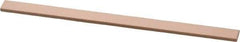 Made in USA - 600 Grit Aluminum Oxide Rectangular Polishing Stone - Super Fine Grade, 1/4" Wide x 4" Long x 1/16" Thick - Top Tool & Supply