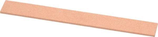 Made in USA - 180 Grit Aluminum Oxide Rectangular Polishing Stone - Very Fine Grade, 1/2" Wide x 4" Long x 1/16" Thick - Top Tool & Supply