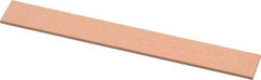 Made in USA - 320 Grit Aluminum Oxide Rectangular Polishing Stone - Extra Fine Grade, 1/2" Wide x 4" Long x 1/16" Thick - Top Tool & Supply