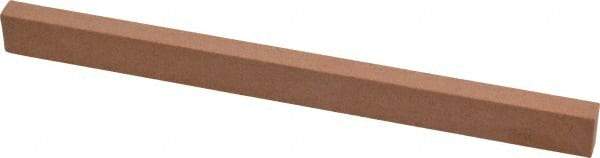 Made in USA - 180 Grit Aluminum Oxide Rectangular Polishing Stone - Very Fine Grade, 1/2" Wide x 6" Long x 1/4" Thick - Top Tool & Supply