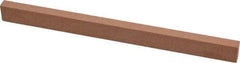 Made in USA - 180 Grit Aluminum Oxide Rectangular Polishing Stone - Very Fine Grade, 1/2" Wide x 6" Long x 1/4" Thick - Top Tool & Supply